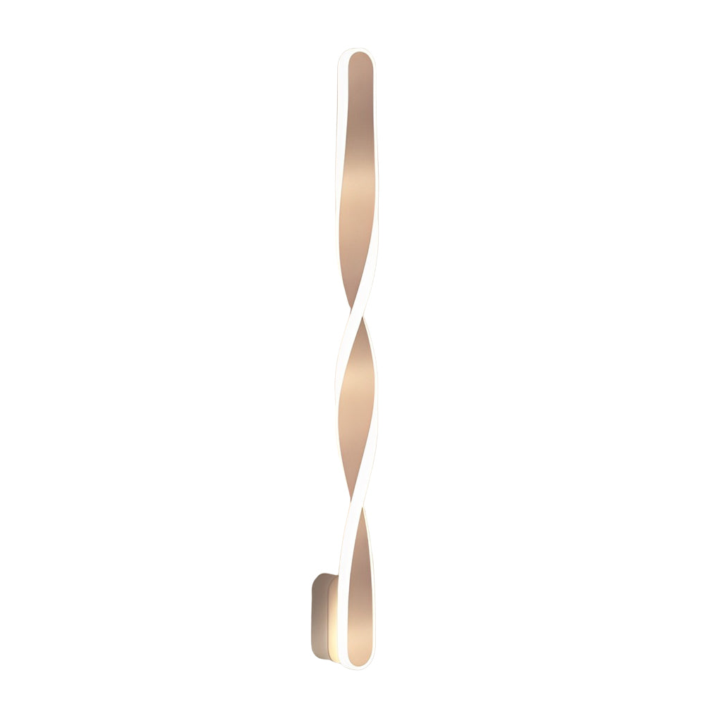 Spiral Twisted LED Wall Light - Modern Home Decor Accent