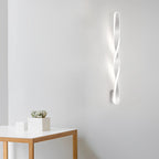 Spiral Twisted LED Wall Light - Modern Home Decor Accent