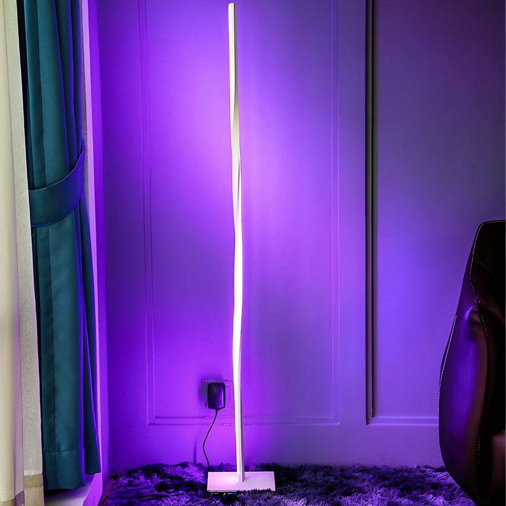 49-Inch LED Curved Floor Lamp