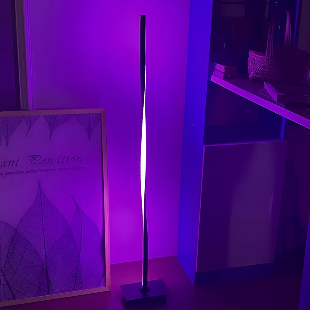 49-Inch LED Curved Floor Lamp