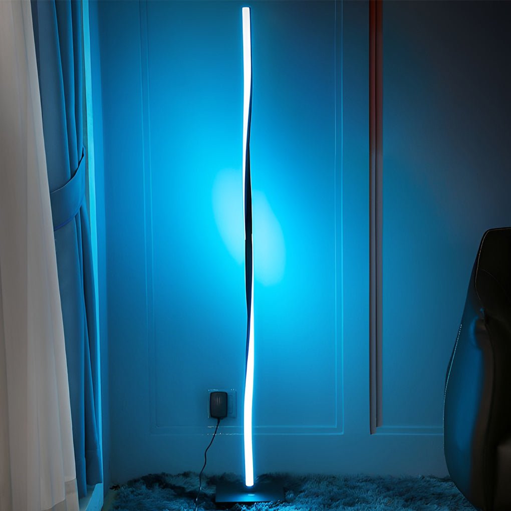 49-Inch LED Curved Floor Lamp