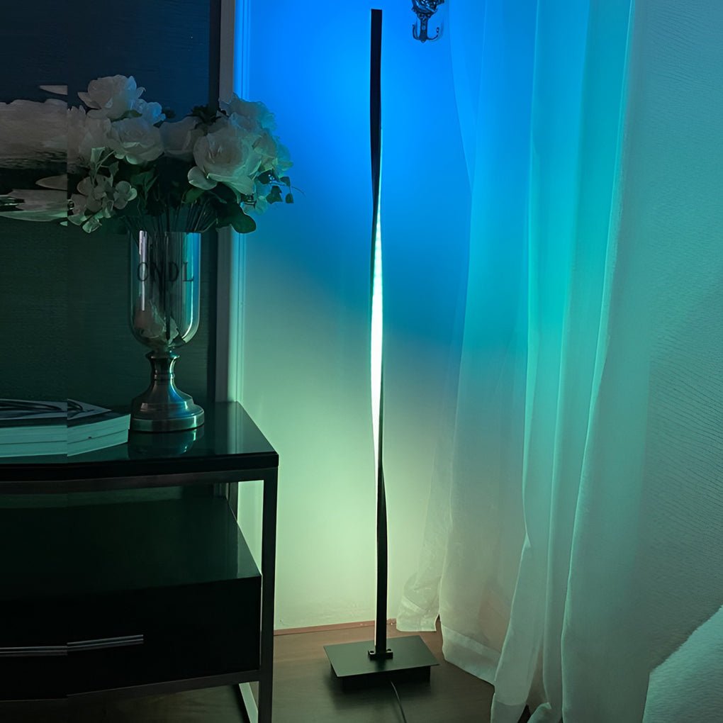 49-Inch LED Curved Floor Lamp