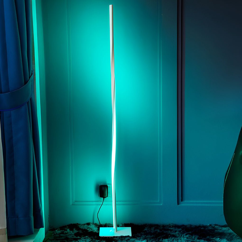 49-Inch LED Curved Floor Lamp