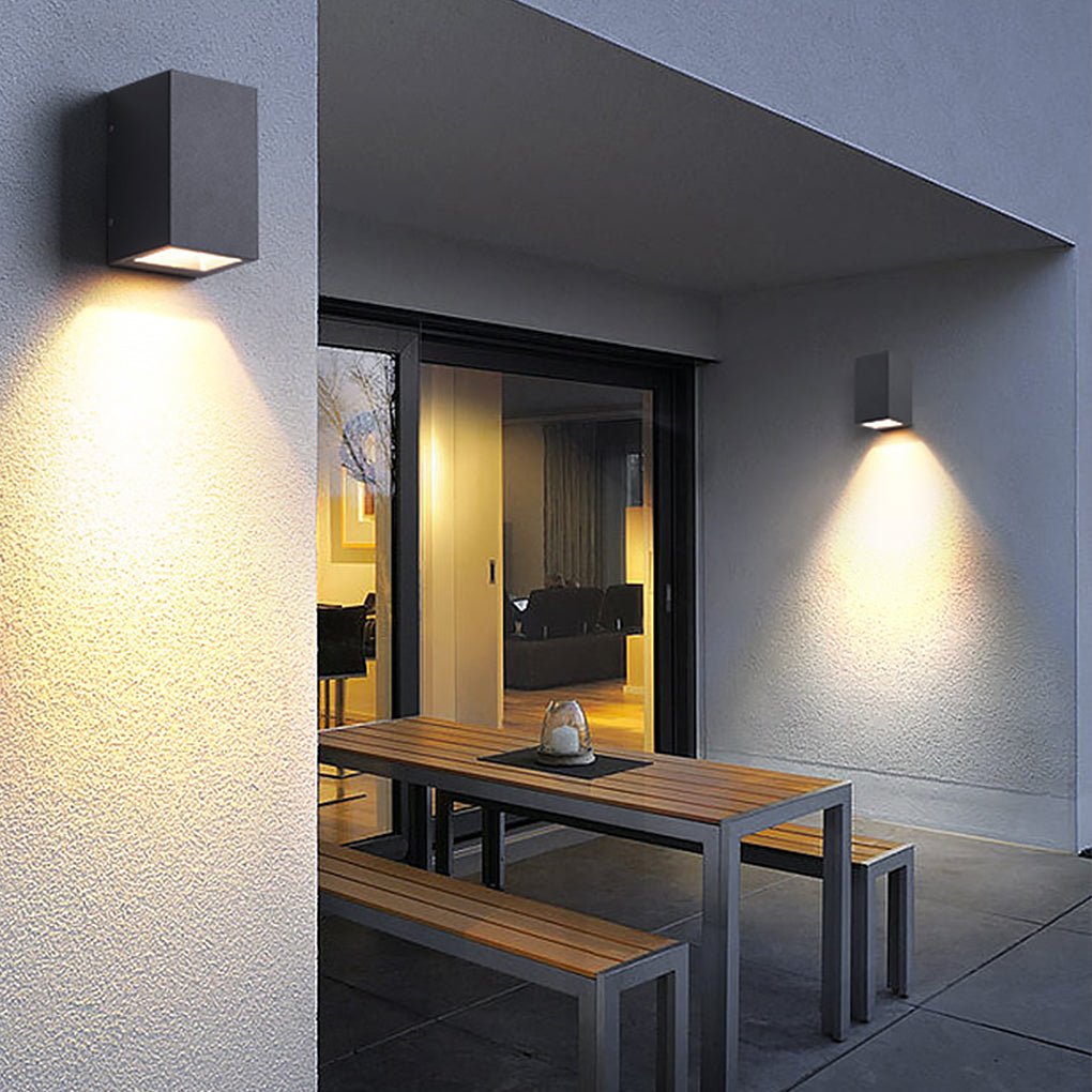 Premium Waterproof LED Wall Lights for Outdoor Courtyards