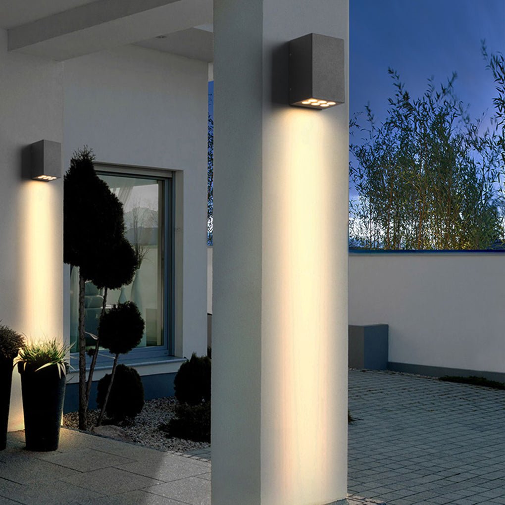 Premium Waterproof LED Wall Lights for Outdoor Courtyards