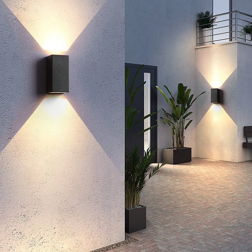 Premium Waterproof LED Wall Lights for Outdoor Courtyards
