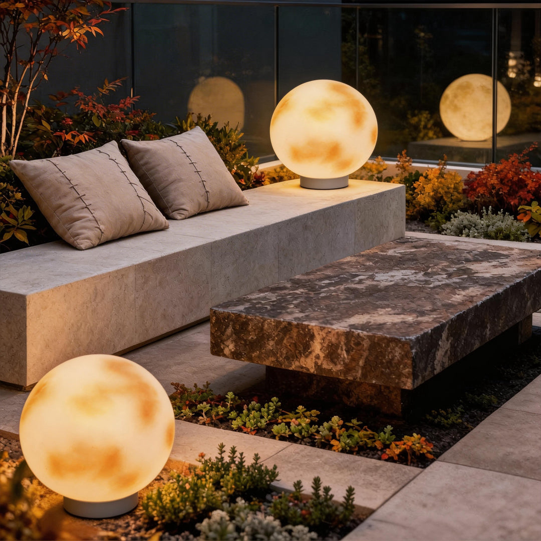 Moonstone Outdoor Decorative Pillar Light