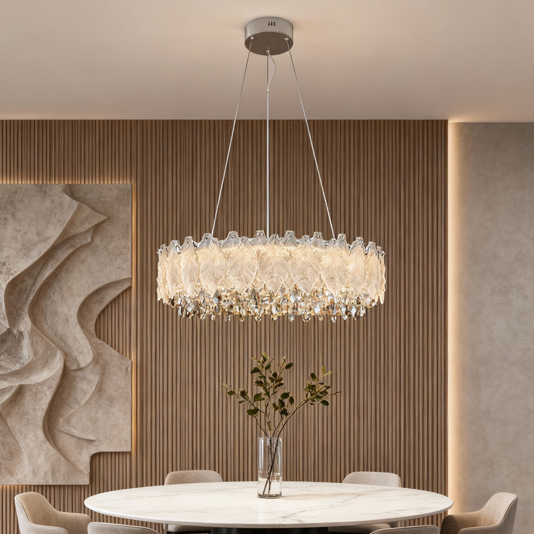 Gold Crystal Country French Chandelier Ceiling Light