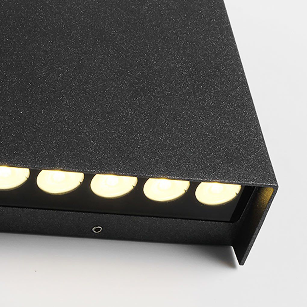 Modern Square Up/Down Wall Light - Illuminated Decorative Lamp