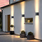 Modern Square Up-Down Wall Light - Illuminated Lamp for Stylish Home Decor
