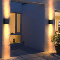 Modern Square Up-Down Wall Light - Illuminated Lamp for Stylish Home Decor