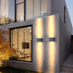 Modern Square Up/Down Wall Light - Illuminated Decorative Lamp