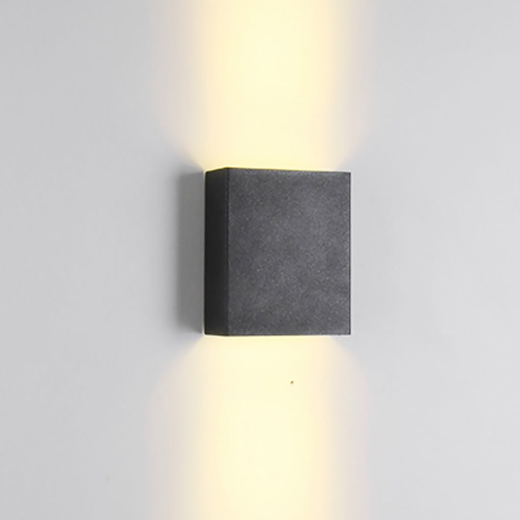 Modern Square Up-Down Wall Light - Illuminated Lamp for Stylish Home Decor