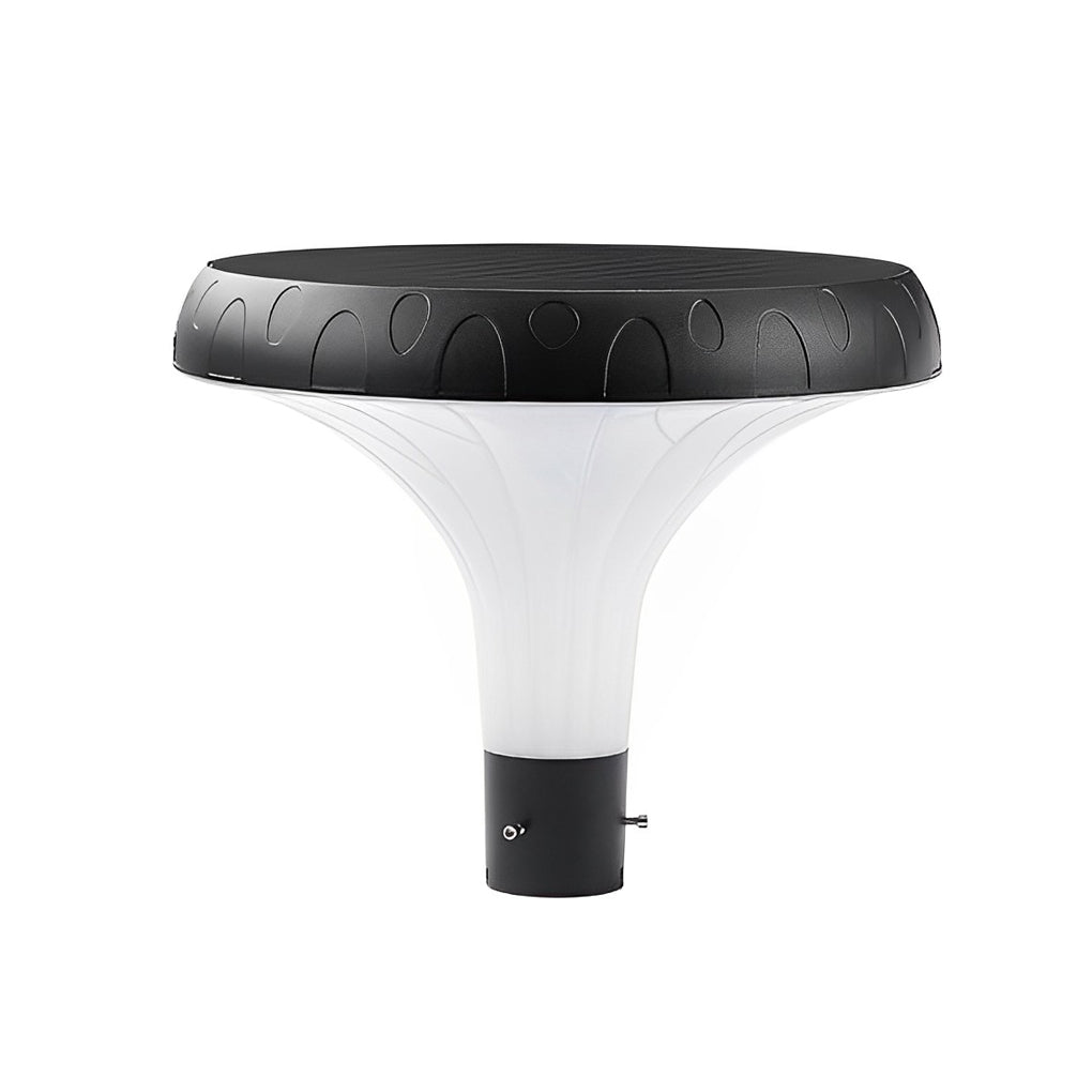 Premium Waterproof Solar LED Street Light - Black Pole Lamp