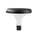 Premium Waterproof Solar LED Street Light - Black Pole Lamp