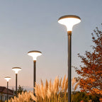 Premium Waterproof Solar LED Street Light - Black Pole Lamp