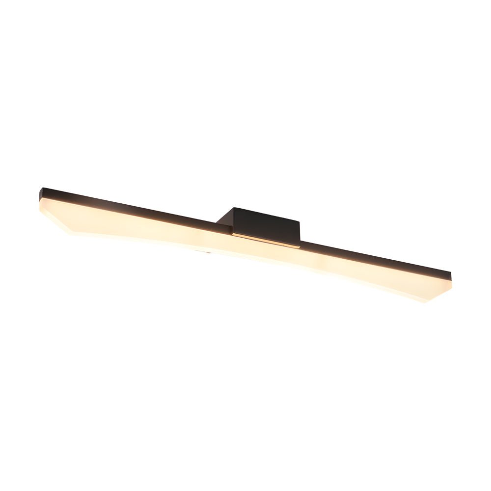 Modern Curved Linear LED Vanity Light for Bathrooms