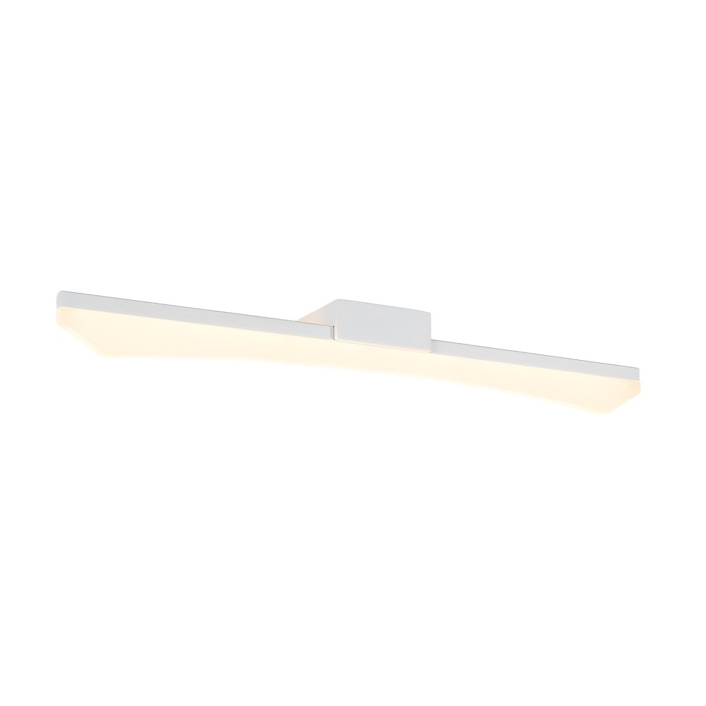 Modern Curved Linear LED Vanity Light for Bathrooms