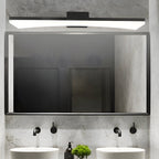 Modern Curved Linear LED Vanity Light for Bathrooms