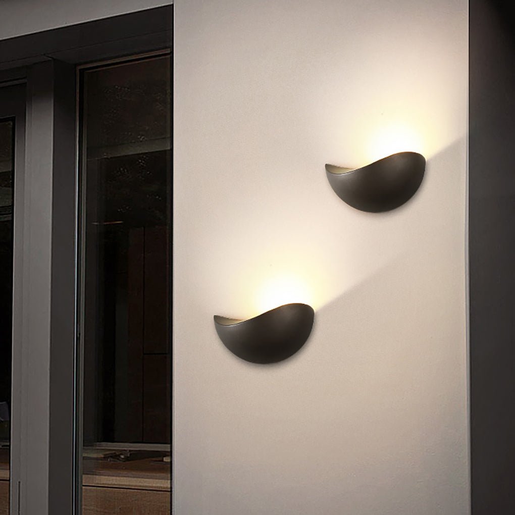 Minimalist LED Outdoor Wall Sconces for Aisles and Staircases