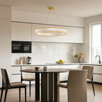 Premium Crystal Round Chandelier - Elegant Ceiling Light