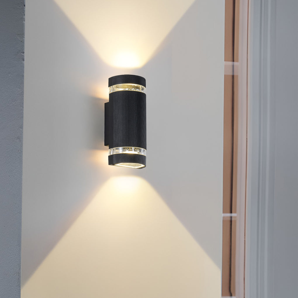 Premium Black Waterproof Up and Down Outdoor Wall Sconce