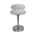 Modern USB Glass Burger Table Lamp with Warm Light