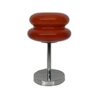 Modern USB Glass Burger Table Lamp with Warm Light