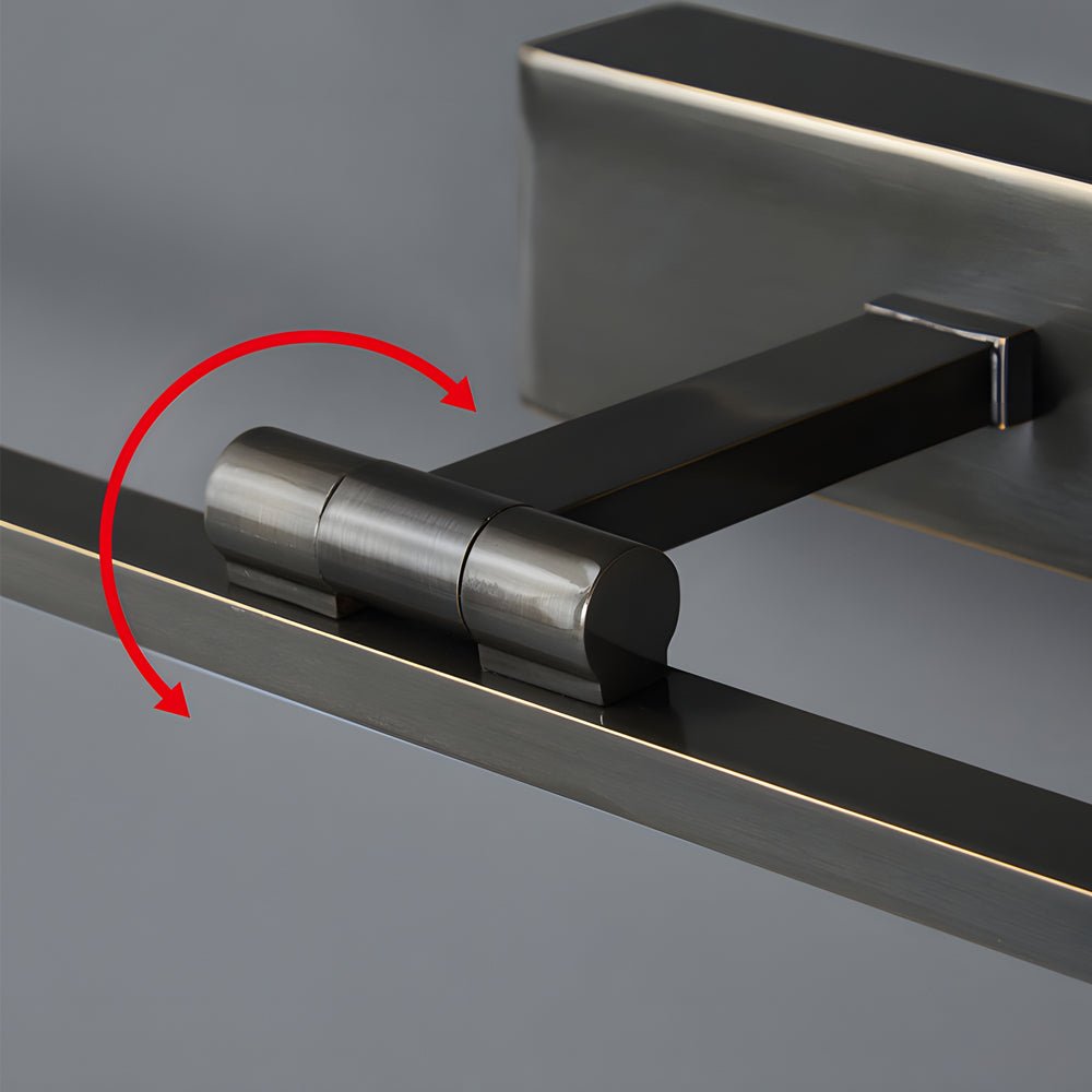 Rotatable LED Vanity Mirror Light - Linear Acrylic Design