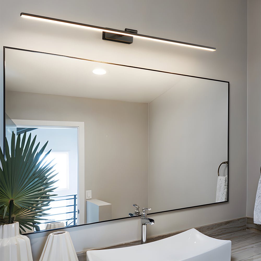 Rotatable LED Vanity Mirror Light - Linear Acrylic Design