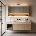 Rotatable LED Vanity Mirror Light - Linear Acrylic Design