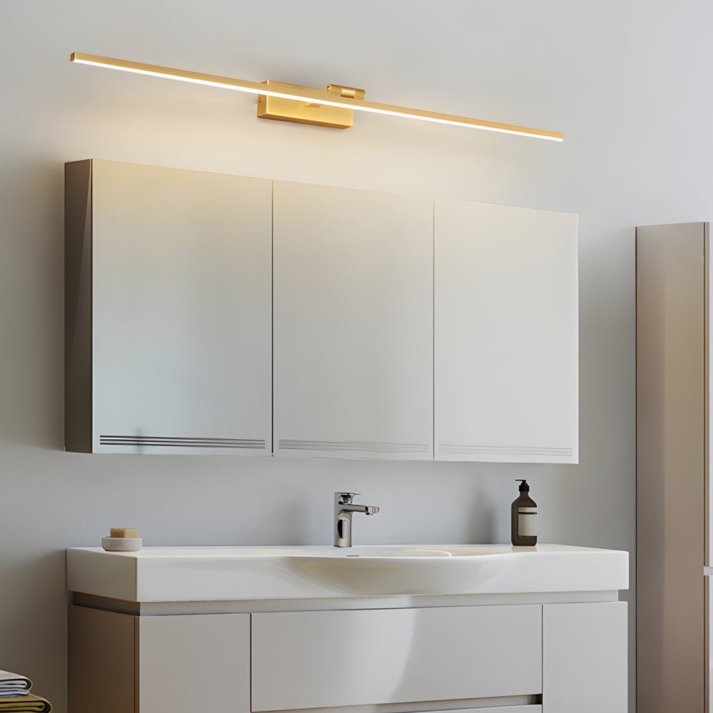 Rotatable LED Vanity Mirror Light - Linear Acrylic Design