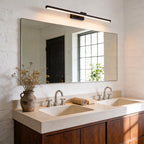 Rotatable LED Vanity Mirror Light - Linear Acrylic Design