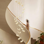 Modern Butterfly Chandelier - Metal and Acrylic Ceiling Light