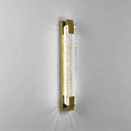 Modern LED Linear Crystal Wall Light for Living Room