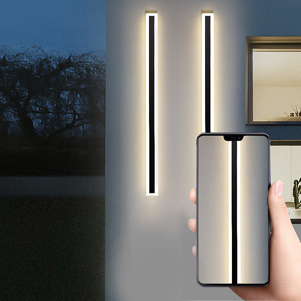 Premium Outdoor Linear Acrylic Wall Sconce