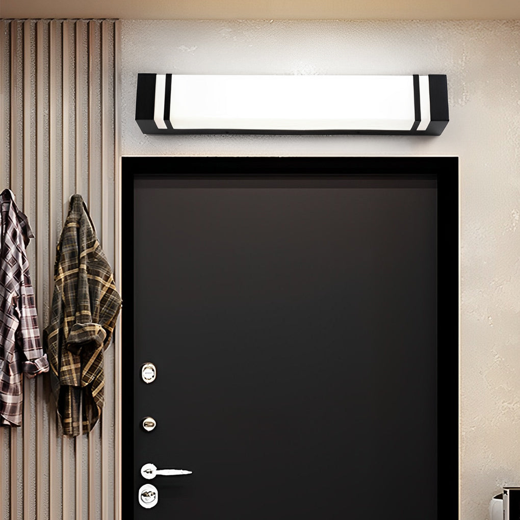 Modern Rectangular Waterproof LED Wall Light