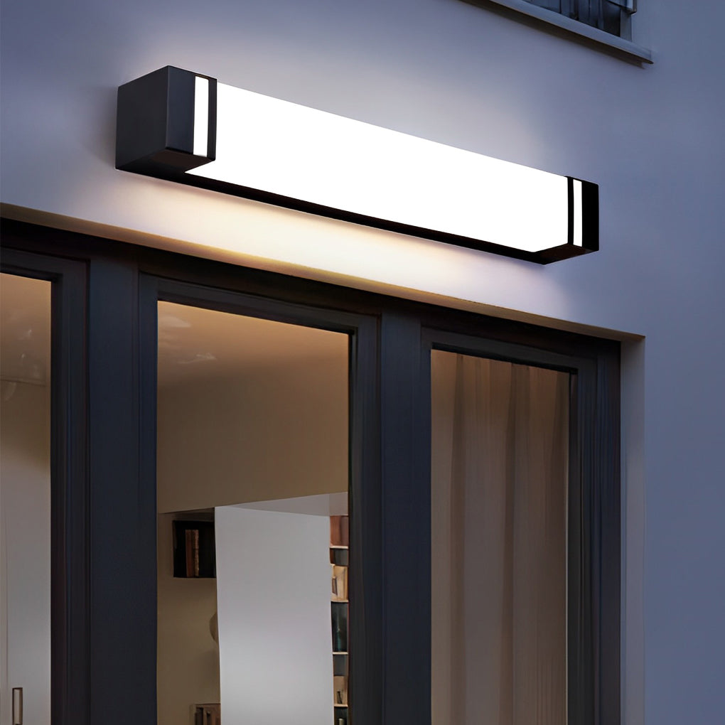Modern Waterproof LED Rectangular Wall Light