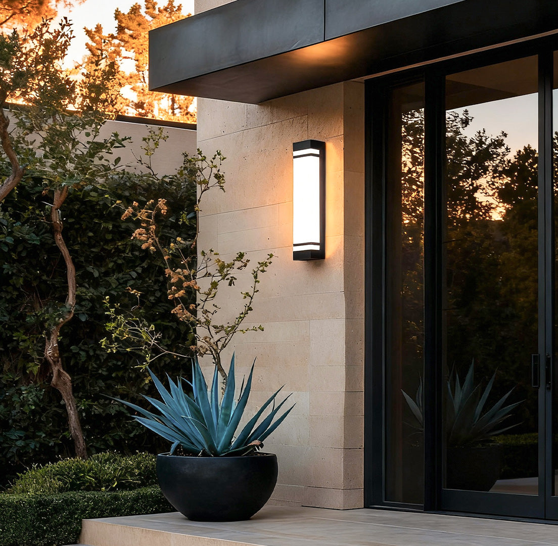 Modern Waterproof LED Rectangular Wall Light
