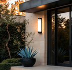 Modern Rectangular Waterproof LED Wall Light