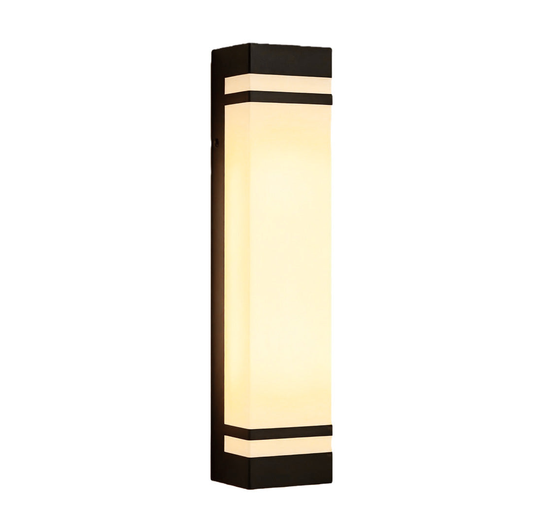 Modern Rectangular Waterproof LED Wall Light