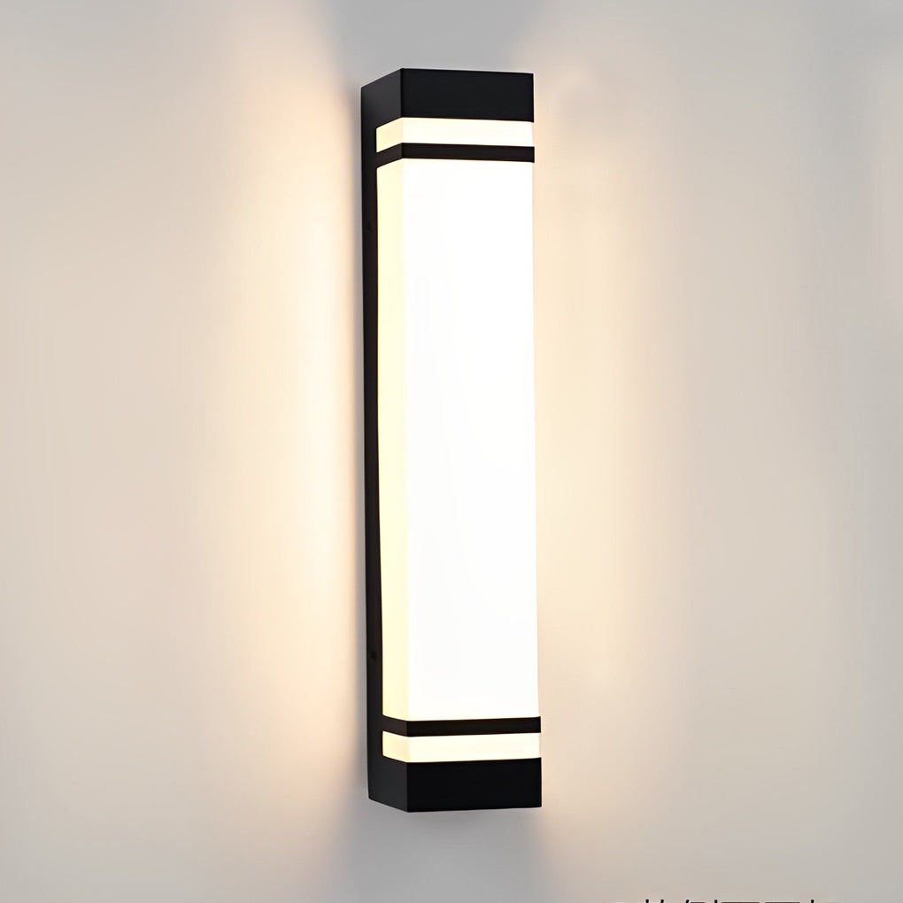Modern Waterproof LED Rectangular Wall Light