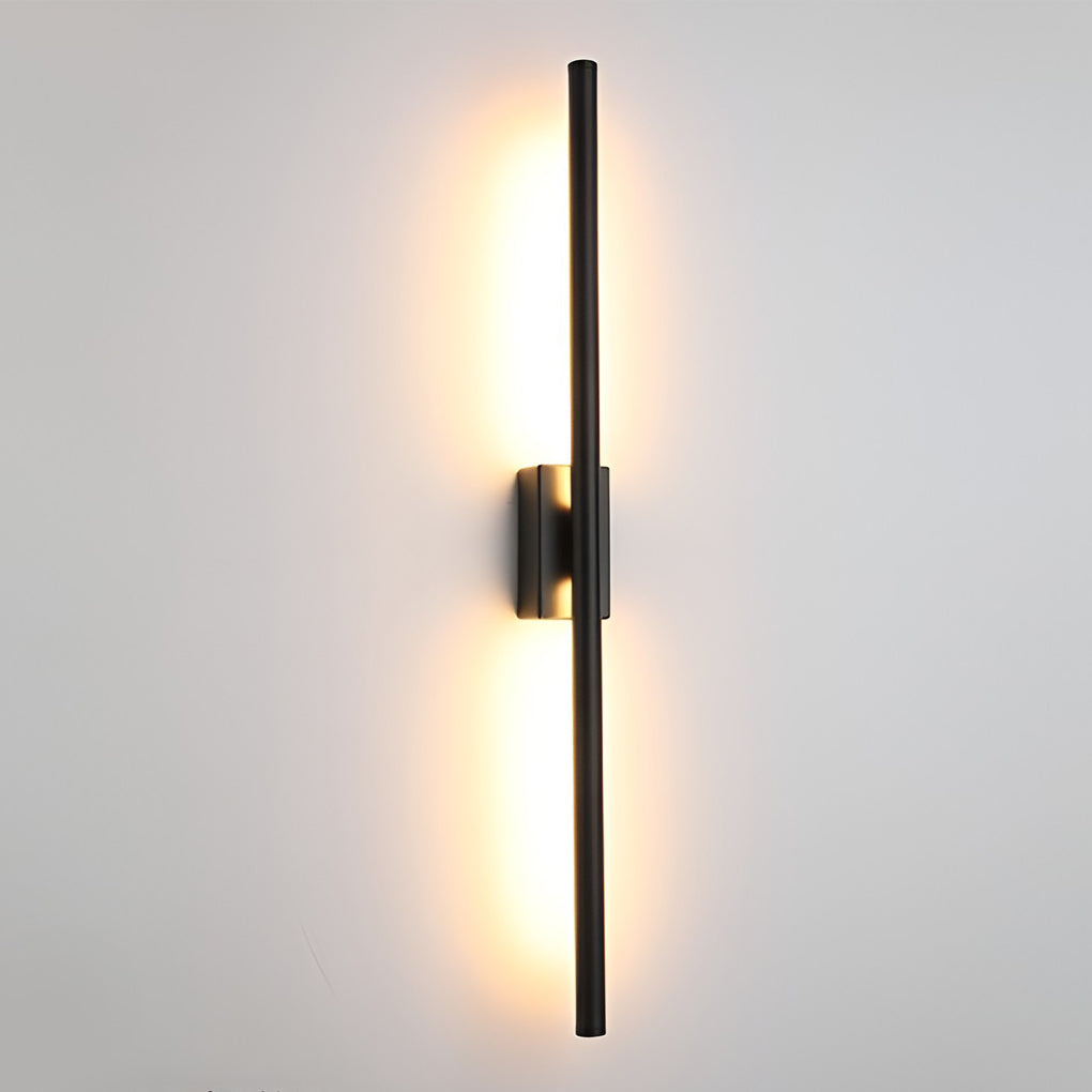 Modern Electroplated Metal Vertical Wall Light