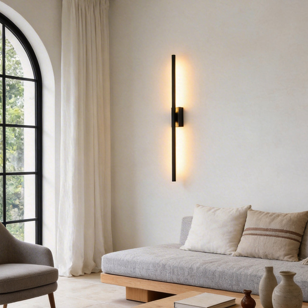 Modern Electroplated Metal Vertical Wall Light