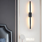 Modern Electroplated Metal Vertical Wall Light