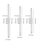 Modern Electroplated Metal Vertical Wall Light