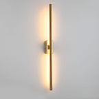 Modern Electroplated Metal Vertical Wall Light