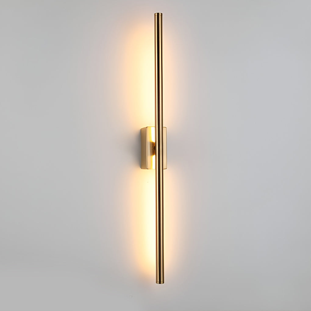Modern Electroplated Metal Vertical Wall Light