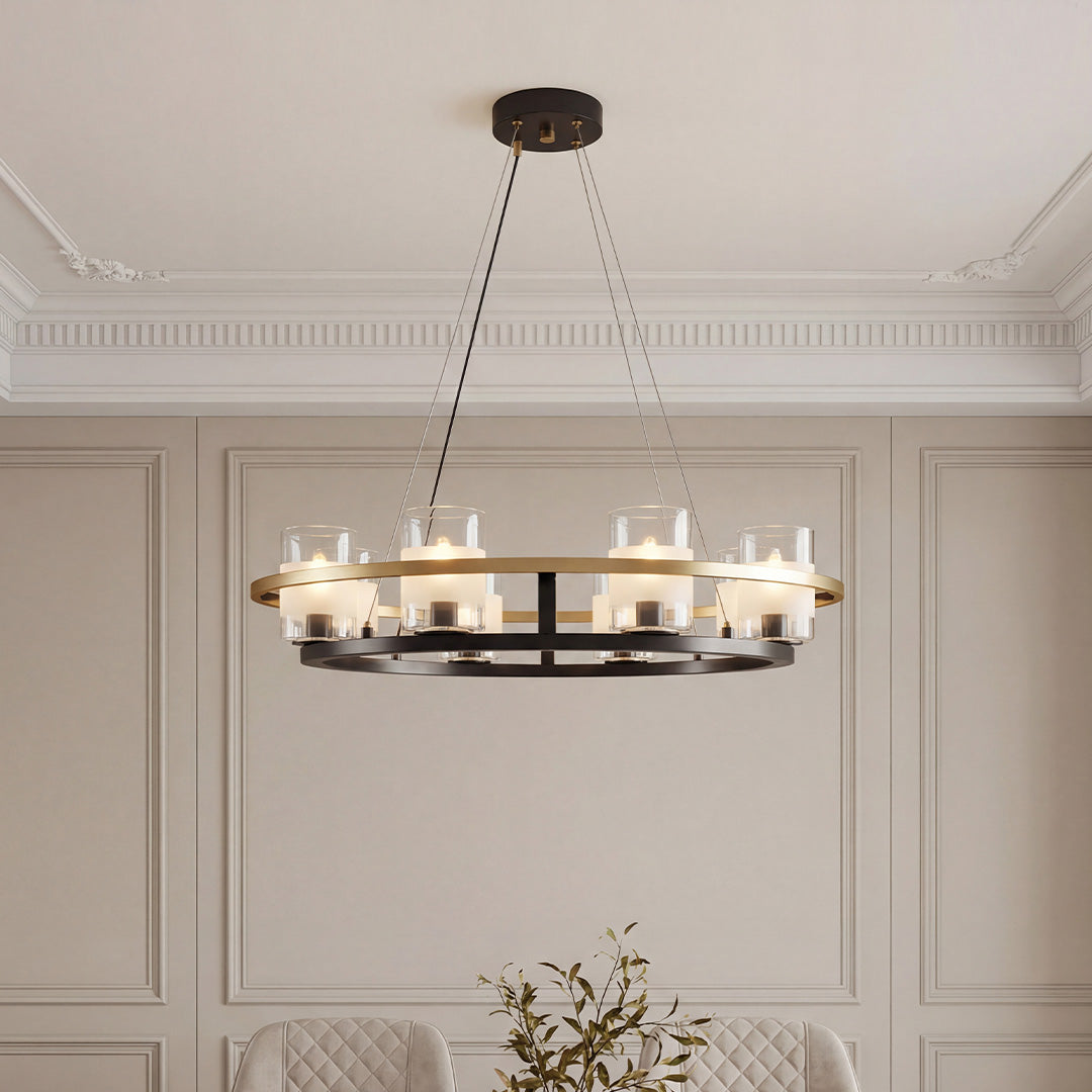 Premium Copper Ceiling Chandelier - Modern Luxury Lighting
