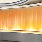 Modern Ocean Wave Wall Light - Dynamic Water Pattern Lamp